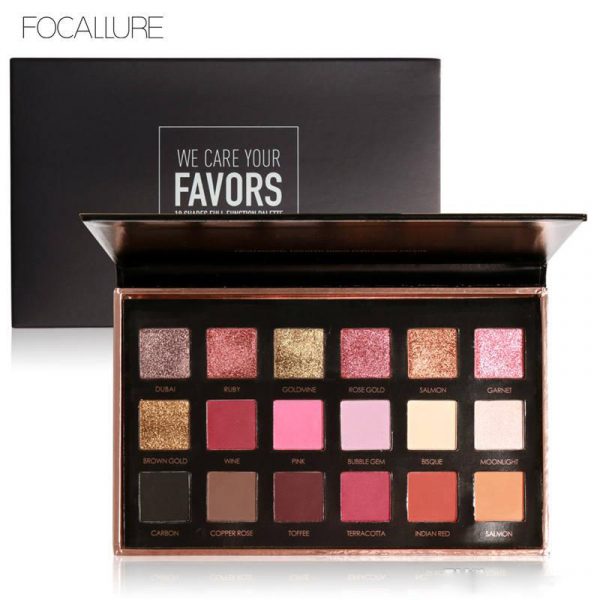 FOCALLURE WE CARE YOUR FAVORS 18 Colors Eyeshadow Palette